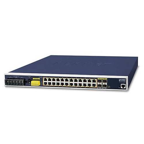 Planet PL-IGS-6325-24P4S 24 Port Gigabit PoE+ 4 SFP 4 Port SFP+ 440W L3 Ynetilebilir Switch