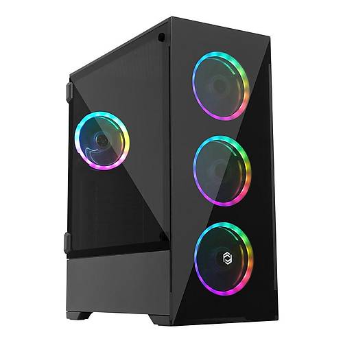 Frisby FC-9310G 650W 80+ 4x12cm RGB Led Fanl Mid Tower Oyuncu Kasas