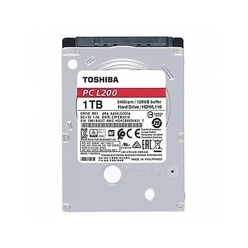 Toshiba HDWL110USVA 1 TB 5400Rpm 128Mb SATA3 2.5 inch L200 Notebook Harddisk
