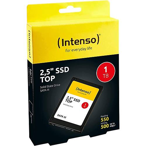 Intenso 3812460 1 TB 520-500MB/s SATA3 2.5 inch SSD Harddisk