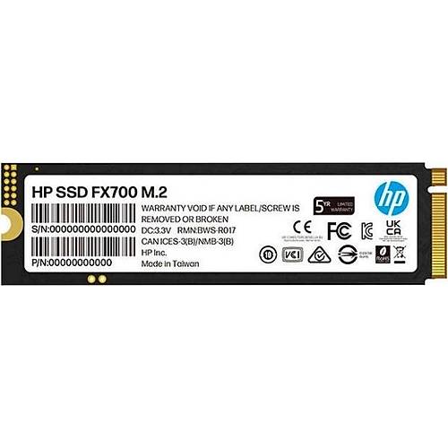 Hp 8U2N5AA 2TB FX700 7200-6200Mb/s PCIE NVMe M.2 22x80 SSD Harddisk
