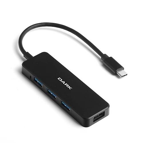 Dark DK-AC-USB31X41A Connect Master USB Type C to 4 Port Usb 3.0 �oklay�c� HUB
