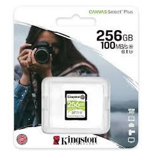 Kingston SDS2/256GB 256 GB SDXC Class 10 UHS-I 100Mb/s Canvas Select Plus SD Kart