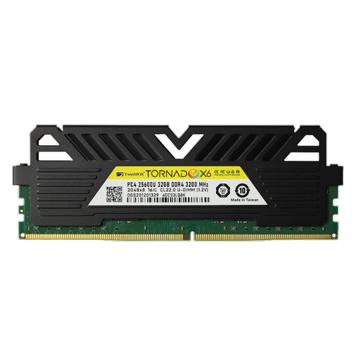 Twinmos TMMDD432GB3200DKBX6 32 GB DDR4 3200Mhz CL22 TornadoX6 Bilgisayar Bellek