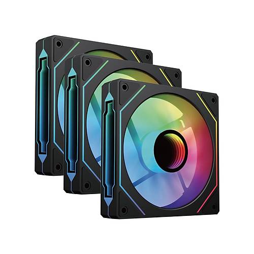 Vento VF1202FI  3x12cm ARGB Ledli Siyah Bilgisayar Kasa Fan�