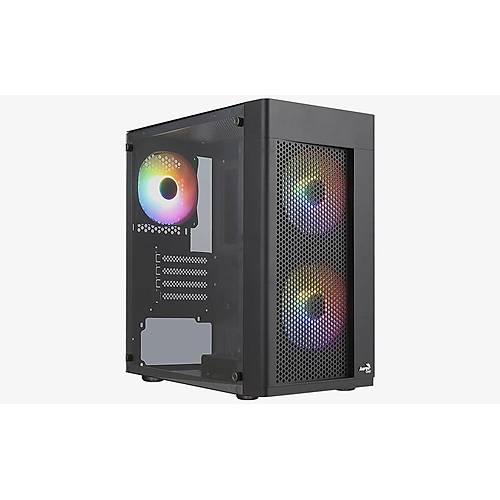 Aerocool AE-HEXFR-400 Hexform 400W 3x12cm FRGB Mini Tower ATX Kasa