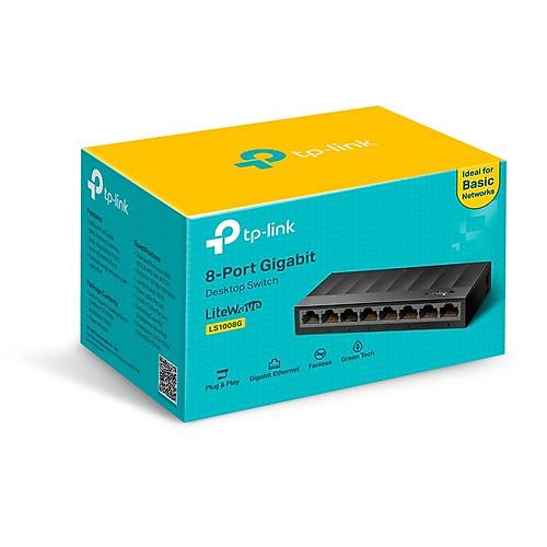Tp-Link LS1008G 8 Port 10/100/1000Mbps Masast Switch