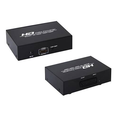 S-Link SL-SH25 SCART to HDMI Dii-Dii Siyah Dntrc Adaptr