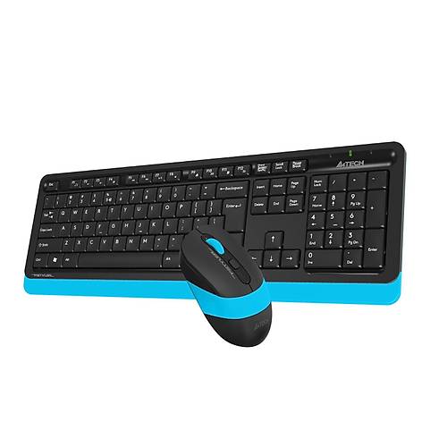 A4 Tech FG1010 Q TR Multimedia Kablosuz Mavi Klavye Mouse Seti