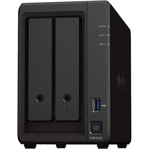 Synology DVA1622 Celeron J4125 6GB DDR4 2x3.5 inch HDD 1xLAN A Depolama NAS