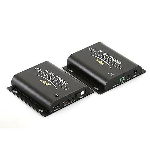 S-Link SL-HDEX2KM 2 Km HDMI to Fber Optik Extender HDMI Mesafe Uzat�c�s�