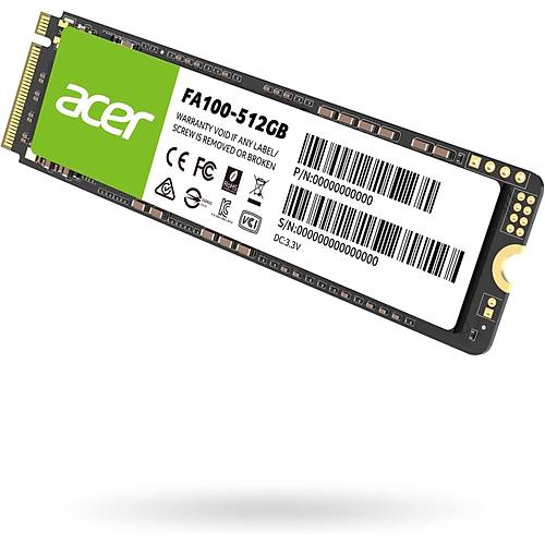 Acer BL.9BWWA.119 FA100 512 GB 3000-2700Mb/s M.2 PCIe NVME 22x80 SSD Harddisk