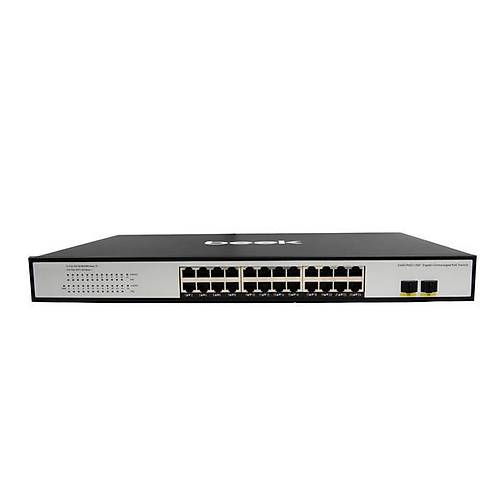 Beek BN-GS-1242P2S 24 Port Gigabit PoE 2 Port SFP 400W PoE Switch