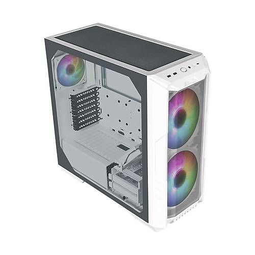 Cooler Master TG H500 WGNN S00 PSU YOK 3x20cm ARGB Fanl Beyaz Mid Tower Oyuncu Kasas