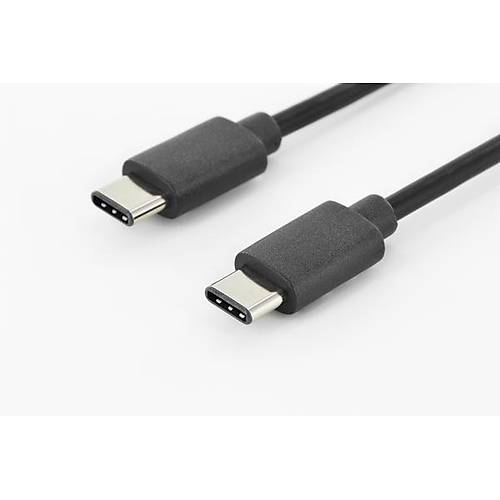 Digitus AK-300138-010-S 1 Mt USB 3.1 Type C to USB 3.1 Type C Erkek-Erkek AWG24/28 2x Zrhl Kablo