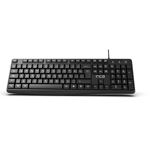 Inca IK-275QU USB Q TR Multimedia Soft Siyah Kablolu Klavye