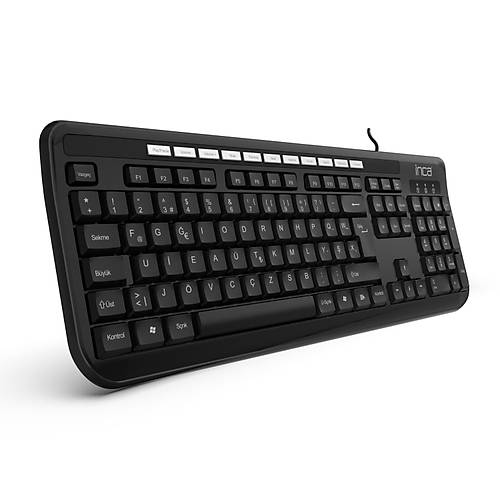 Inca IK-274FU USB F TR Multimadia Laser Print Kablolu Siyah Klavye
