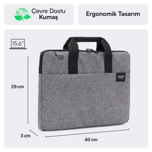 Mack MCC-704 15.6 inch City Fit Eco Gri �stten Y�klemeli Notebook �antas�
