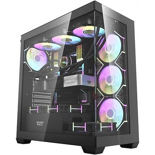 A�go DS900 1000W 80 Plus Bronze 4x12ARGB Fanl� Siyah Oyuncu Kasas�