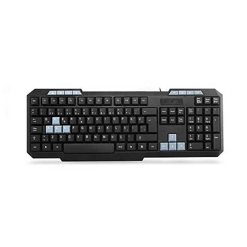 Everest KB-700 Q TR USB Multimedia Kablolu Siyah Klavye
