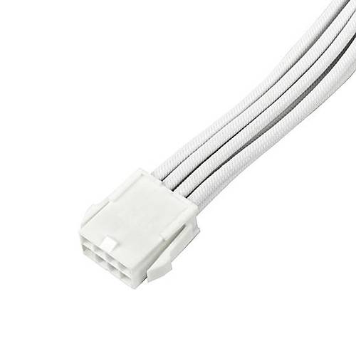 SilverStone SST-PP07E-EPS8W-V2 30 cm 4+4 pin CPU 8 pin 16AWG Beyaz CPU G�� Uzatma Kablosu