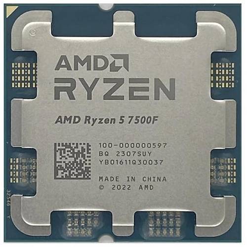 Amd Ryzen 5 7500F Sc-Am5 3.7Ghz 6 �ekirdekli 32MB 65W NO VGA Tray AMD ��lemci