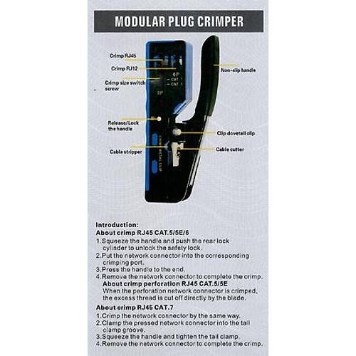 Beek BN-MP-CT CAT5 CAT6 CAT7 RJ45 RJ11 S�kma Pensesi