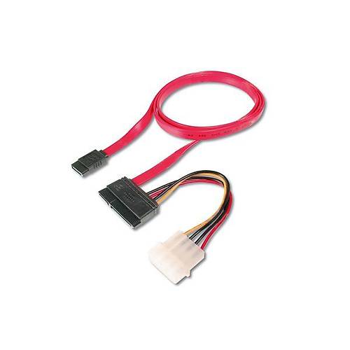 Digitus AK-400112-005-R 0.50 Mt SATA to SATA 22 Pin Dii G Erkek AWG28 Zrhl SATA Kablosu