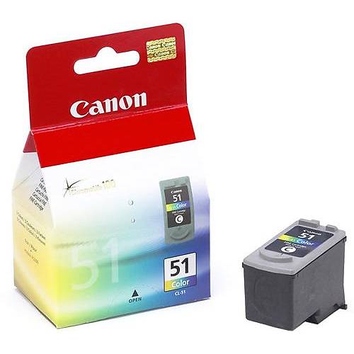 Canon 0618B001 CL-51 7ml Mavi Krmz Sar Orjinal Inkjet Kartu