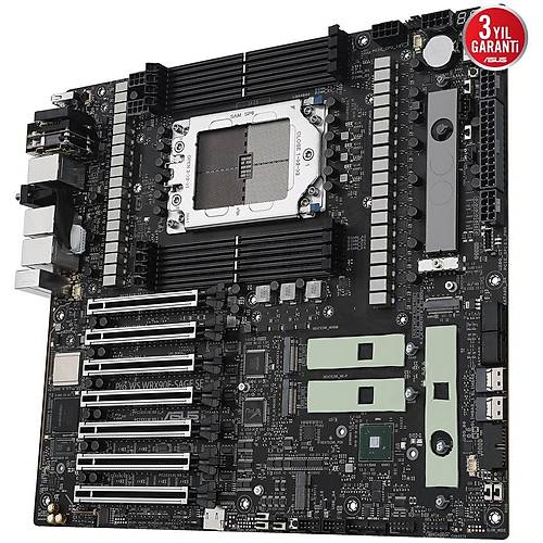 Asus WRX90E-SAGE SE Sc-sTR5 WRX90 DDR5 6000Mhz M.2 10GB LAN ATX AMD Anakart