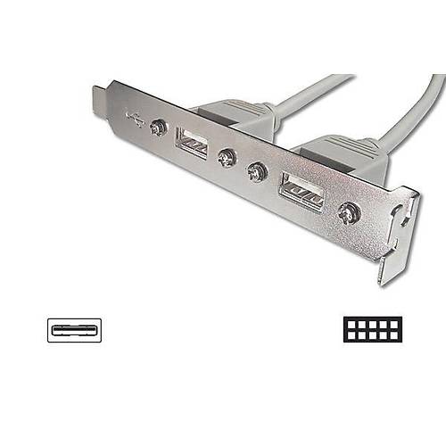 Digitus AK-300301-002-E 2 Port USB 2.0 2x5 Pin IDC Anakart Montajl USB 2.0 oklayc