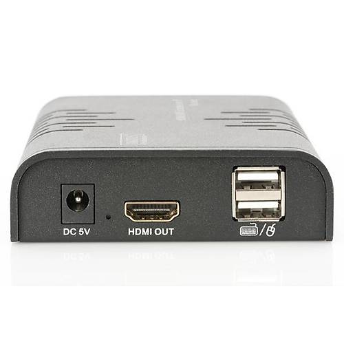 Digitus DS-55202 120 Mt RJ45 to HDMI Klavye Mouse 1080p Alc-Verici HDMI Sinyal Uzatma Cihaz