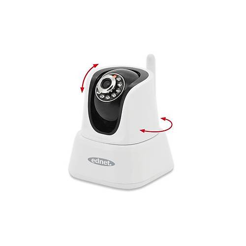 Ednet ED-87241 640x480 Piksel Gece G�r��l� Hareketli Kafa IP Kamera
