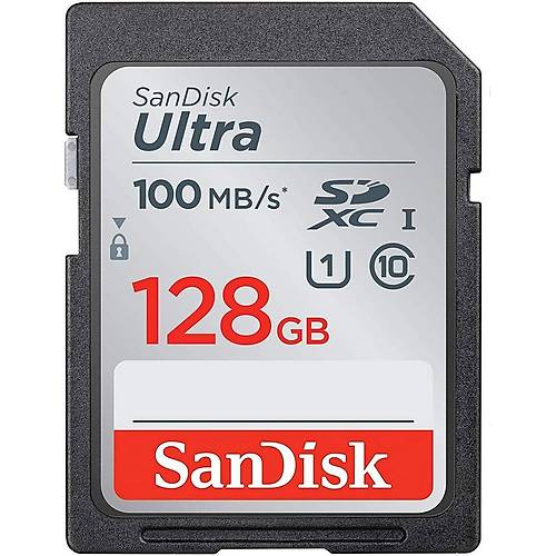 Sandisk SDSDUNR-128G-GN3IN 128 GB 100Mb/s HC-I Ultra C10 SD Hafza Kart