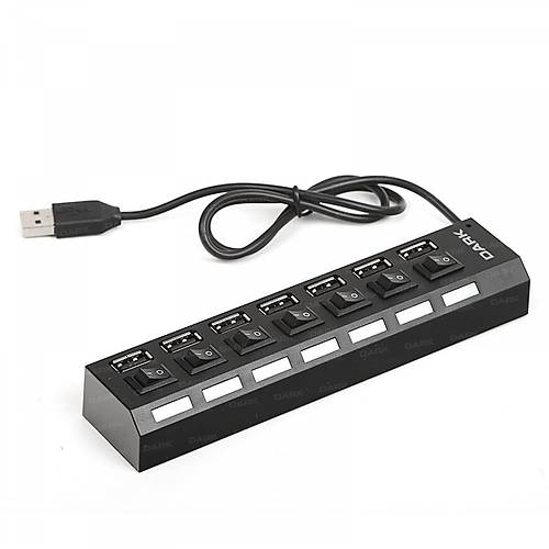 Dark DK-AC-USB272 Connect Master U72 USB 2.0 to 7 Port USB 2.0 Anahtarl USB 2.0 okyac Hub