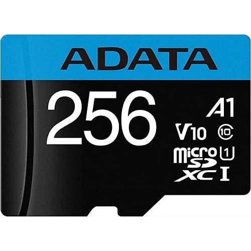 Adata AUSDX256GUICL10A1-RA1 256 GB Premier UHS-I Class10 V10 Adapt�rl� mciroSD Kart