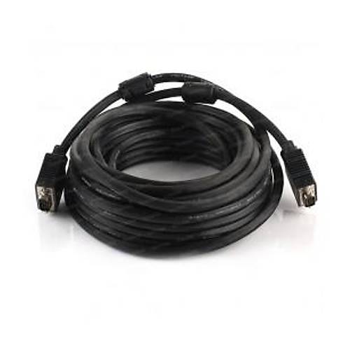Dark DK-CB-VGAL1000 10 Mt VGA to VGA Erkek-Erkek Ferrt Core EMI RFI VGA Grnt Kablosu