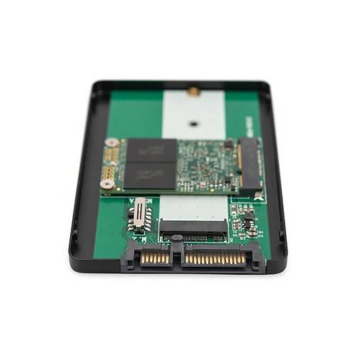Digitus DA-71118 M2 mSATA to 2.5 inch SATA Siyah Dntrc Harddisk Kutusu