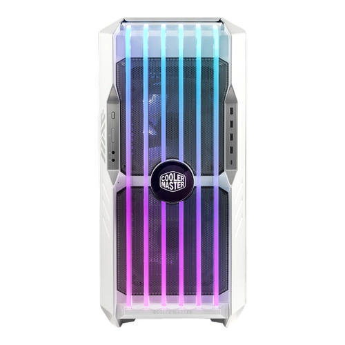 Cooler Master MASTER H700E WGNN S00 PSU YOK 5x12cm ARGB Fanl� Titanyu�m Beyaz Mid Tower Kasa