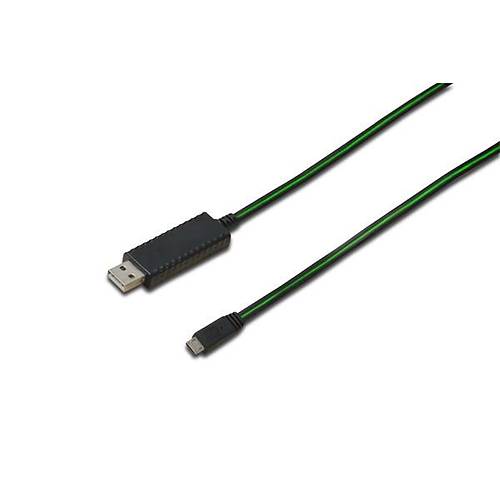 Digitus DB-300128-010-S 0.90 Mt USB 2.0 to micro USB Erkek-Erkek AWG28 �arj ��in USB Kablosu