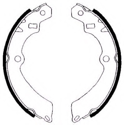 SUZUKI VITARA ARKA FREN PABUCU 5KAPI (127X45) 1992-1994