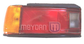 HONDA CIVIC SEDAN STOP LAMBASI SARI/KIRMIZI (SİYAH ÇERÇEVELİ) SOL 1988-1989