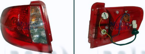 HYUNDAI GETZ STOP LAMBASI SOL KIRMIZI-BEYAZ 2006-2009