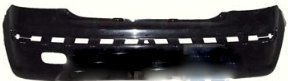 HYUNDAI GETZ ARKA TAMPON SİYAH BANDLI TİP (SOL SİS LAMBA DELİKLİ) 2003-2005