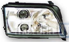 AUDI A6 FAR LAMBASI SOL MANUEL/ELEKTRİKLİ/MERCEKLİ SİSLİ TİP (H1/H1/H3) 1995-1997