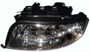AUDI A6 FAR LAMBASI SOL MANUEL/ELEKTRİKLİ (H7/H7) (MERCEKLİ/ŞEFFAF CAMLI) 2003-2004