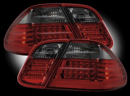 MERCEDES W210 STOP SETİ LEDLİ FÜME RENK SAĞ-SOL TAKIM 1996-2002