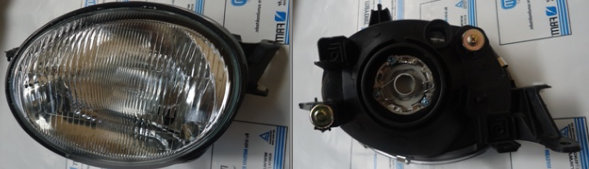 TOYOTA COROLLA AE111 FAR LAMBASI SOL MANUEL (YUVARLAK FARLI TİP) H4 1999-2000