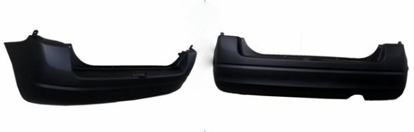 OPEL AGİLA ARKA TAMPON SİYAH  2001-2006