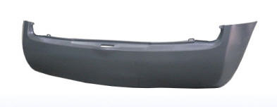 NISSAN MICRA  K12  ARKA TAMPON SİYAH BANDSIZ DÜZ TİP 2003-2006